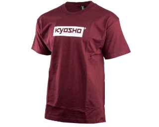 Picture of Kyosho Box Logo Beefy T T-Shirt (Burgundy) (M)