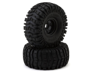 Picture of Kyosho 1/8 Mad Crusher Pre-Mounted Tires w17mm Hex (Black) (2)