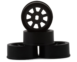 Picture of Kyosho AWD Watanabe Eight Spoke Wheels (Black) (4) (0mm Offset)