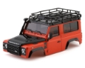 Picture of Kyosho Mini-Z MX-01 Land Rover Defender 90 Pre-Painted Body Set (Orange/Black)