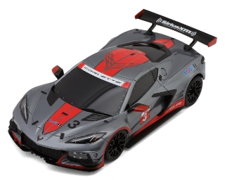 Picture of Kyosho Mini-Z MR-04 Chevrolet Corvette C8.R Pre-Painted Body (Gun Metal/Red)