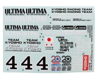 Picture of Kyosho Ultima '87 WC Decal Sheet