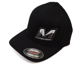 Picture of Mugen Seiki "M" Logo Flexfit Baseball Cap (Black) (L/XL)