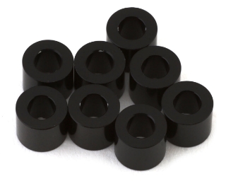 Picture of Yokomo 3x6x5mm Aluminum Spacers (Black) (8)