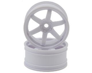 Picture of Yokomo 6-Spoke Drift Wheels (White) (2) (5mm Offset)