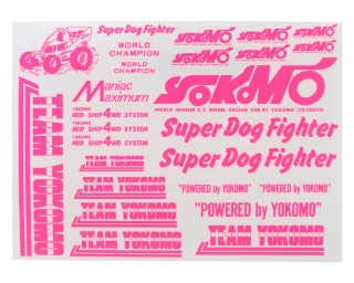 Picture of Yokomo 870C Super Dog Fighter Decal Set (Pink)
