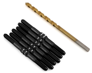 Picture of J&T Bearing Co. Associated B6.4/B7 Titanium "Milled" XD Turnbuckle Kit (Black)