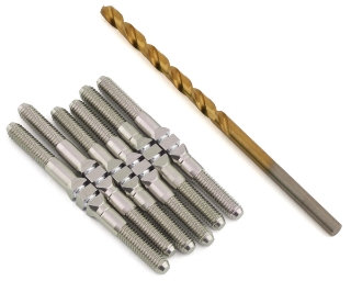 Picture of J&T Bearing Co. Associated B74.1/B74.2 Titanium "Milled" XD Turnbuckle Kit