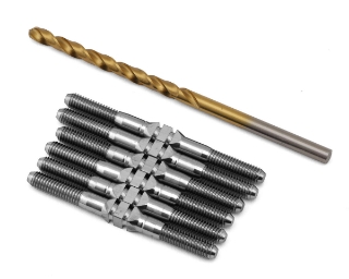 Picture of J&T Bearing Co. Associated B84 Titanium "Milled'' XD Turnbuckles (Natural)