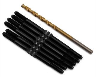 Picture of J&T Bearing Co. Associated T6.4 Titanium "Milled'' XD Turnbuckles (Black)