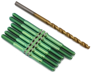 Picture of J&T Bearing Co. Custom Works Outlaw 5 Titanium "Milled'' XD Turnbuckles (Green)