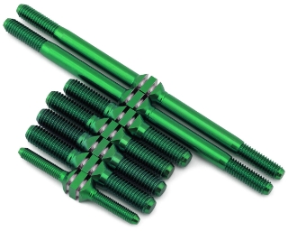 Picture of J&T Bearing Co. Kyosho MP10T Titanium "Milled'' XD Turnbuckles Set (Green)