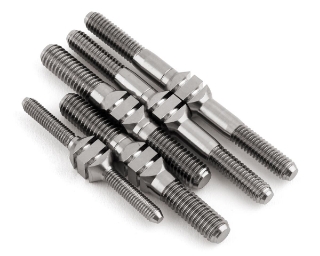 Picture of J&T Bearing Co. Mugen MBX8/MBX8R Titanium "Milled" Turnbuckle Kit (Natural)