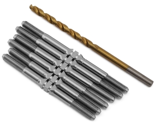 Picture of J&T Bearing Co. Schumacher LD3 Mod Spec Titanium "Milled'' XD Turnbuckles Set