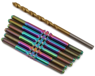 Picture of J&T Bearing Co. Schumacher LD3 Mod Spec Titanium "Milled'' XD Turnbuckles Set