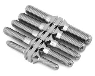 Picture of J&T Bearing Co. Sworkz S35-4 Titanium "Milled" Turnbuckles (Natural)