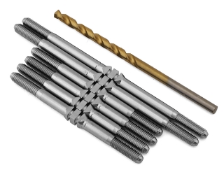 Picture of J&T Bearing Co. Tekno ET 410.2 Titanium "Milled'' XD Turnbuckles (Natural)
