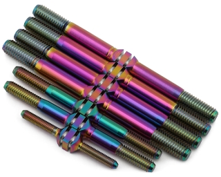 Picture of J&T Bearing Co. Tekno NB48/EB48 2.2 Titanium "Milled'' Turnbuckles (Oil Slick)