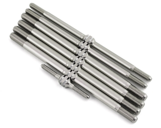 Picture of J&T Bearing Co. Tekno NT48/ET48 2.0 Titanium "Milled" Turnbuckle Kit (Natural)