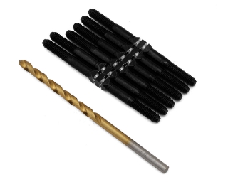 Picture of J&T Bearing Co. TLR 22X Titanium "Milled'' XD Turnbuckles (Black)