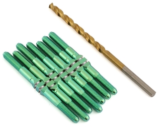 Picture of J&T Bearing Co. TLR 22X-4 Titanium "Milled" XD Turnbuckle Kit (Green)