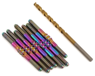 Picture of J&T Bearing Co. TLR 22X-4 Titanium "Milled" XD Turnbuckle Kit (Oil Slick)