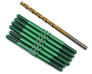 Picture of J&T Bearing Co. XRAY XB2 '23 Titanium "Milled'' XD Turnbuckles (Green)