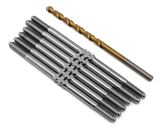 Picture of J&T Bearing Co. XRAY XT2 Titanium "Milled'' XD Turnbuckles (Natural)