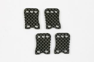 Picture of Flash Point Graphite Rear Camber Link Plates 4 Dot (4pcs): X8R/X8TR