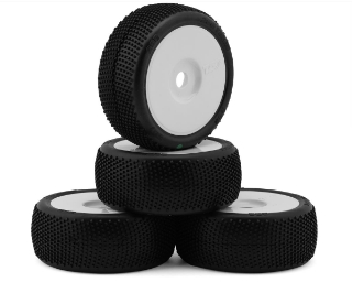 Picture of TZO Tires 200 1/8 Buggy Non-Glued Tire Set (White) (4) (Ultra Soft)