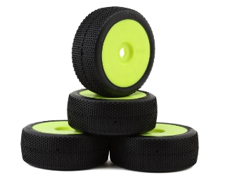 Picture of TZO Tires 201 1/8 Buggy Non-Glued Tire Set (Yellow) (4) (Super Soft)