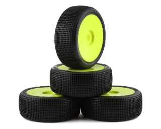 Picture of TZO Tires 402 1/8 Buggy Non-Glued Tire Set (Yellow) (4) (Ultra Soft)