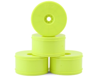 Picture of TZO Tires 1/8 Truggy Wheel Set (Yellow) (4)