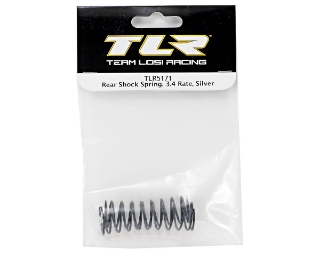 Picture of Team Losi Racing Rear Shock Spring Set (3.4 Rate/Silver) (TLR 22)