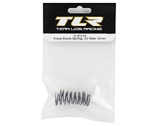 Picture of Team Losi Racing Front Shock Spring Set (3.2 Rate/Silver) (TLR 22)