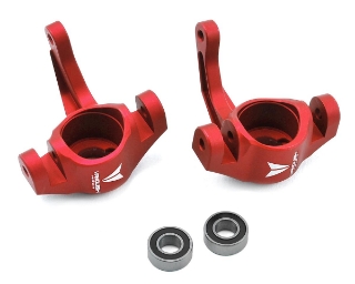 Picture of Vanquish Products Aluminum Steering Knuckle Set w/Bearings (2) (Red)