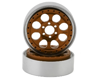 Picture of Vanquish Products KMC 2.2 KM237 Riot Beadlock Crawler Wheels (Bronze) (2)
