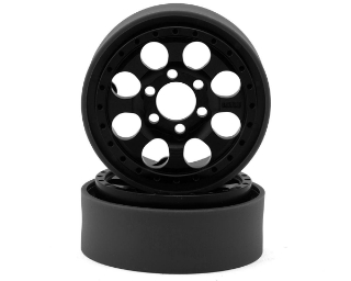 Picture of Vanquish Products KMC KM237 Riot 1.9" Beadlock Crawler Wheels (Black) (2)