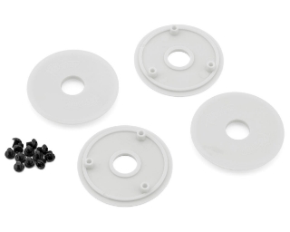 Picture of Pro-Motion 1/10 Magnum 2.2'' Dirt Oval Wheels Mud Covers (White) (4)
