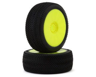 Picture of Pro-Motion Phantom 1/8 Buggy Pre-Mount Tires (Yellow) (2)