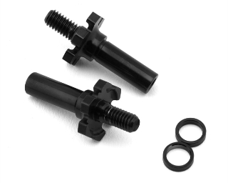Picture of JConcepts RC10B7/RC10B7D Adjustable Titanium Front Axle (Black) (2)