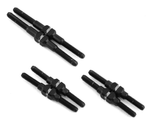 Picture of JConcepts Losi Mini-T 2.0/Mini-B Fin Titanium Turnbuckle Kit (Black) (6)