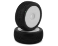 Picture of JConcepts Relapse Pre-Mounted 1/8th Buggy Tires (White) (2) (Green)