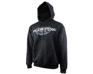 Picture of JConcepts Checkers or Wreckers 2025 Pullover Hoodie Sweatshirt (Black) (2XL)