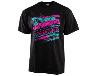 Picture of JConcepts "Retro" T-Shirt (Pink/Teal) (M)