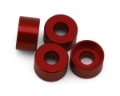 Picture of Kyosho Aluminum 3mm Friction Mount Collar (Red) (4)