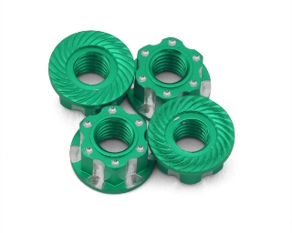 Picture of J&T Bearing Co. 4mm Machined Aluminum Wheel Nuts (Green) (4)