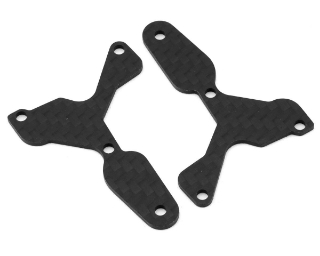 Picture of J&T Bearing Co. Associated RC8B4 Carbon Fiber Front Arm Inserts (2)