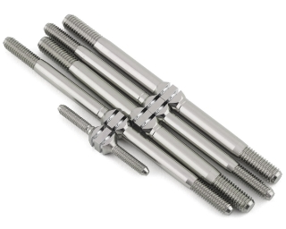 Picture of J&T Bearing Co. Associated RC8T3.2 Titanium "Milled" Turnbuckle Kit (Natural)