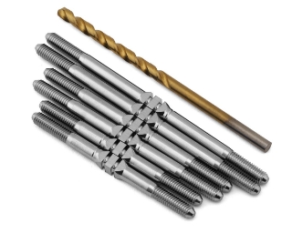 Picture of J&T Bearing Co. Custom Works Patriot Titanium "Milled'' XD Turnbuckles (Natural)